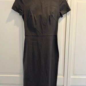 Banana Republic Charcoal Grey Pencil Dress